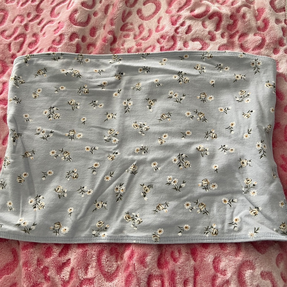 Hollister Floral Tube Top